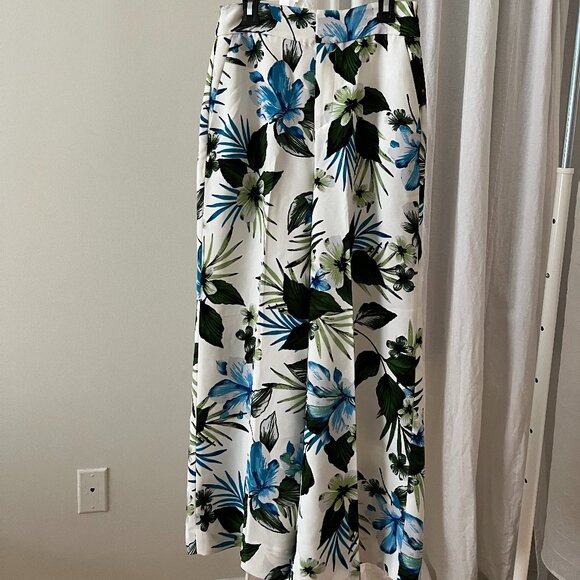 Banana Republic Floral Wide Leg Pants (NWOT) - Picture 1 of 2